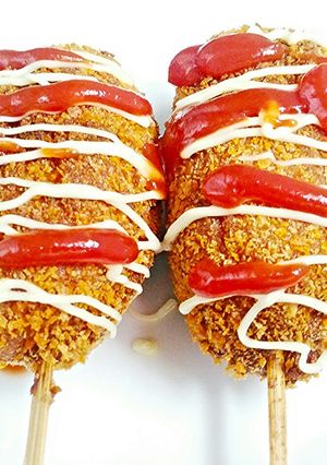 Foto resep CORNDOG MOZARELLA Hotdognya Orang Korea Yang Sempet Viral