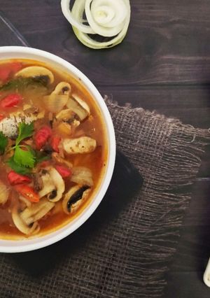 Foto resep Tom yum sarden kaleng (ต้มยำปลากระป๋อง)