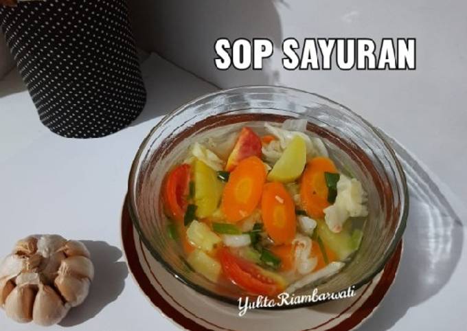 Langkah Mudah untuk Membuat 201. Sop Sayuran, Lezat Sekali