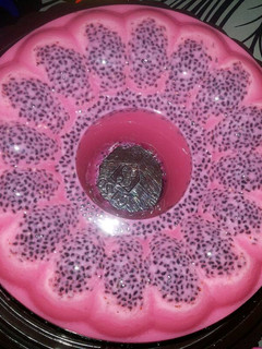Foto resep Puding Buah Naga Sehat
