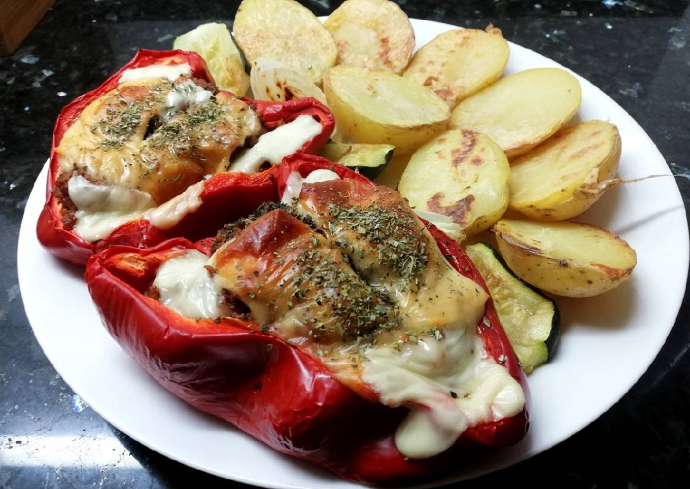 Pimiento relleno fit