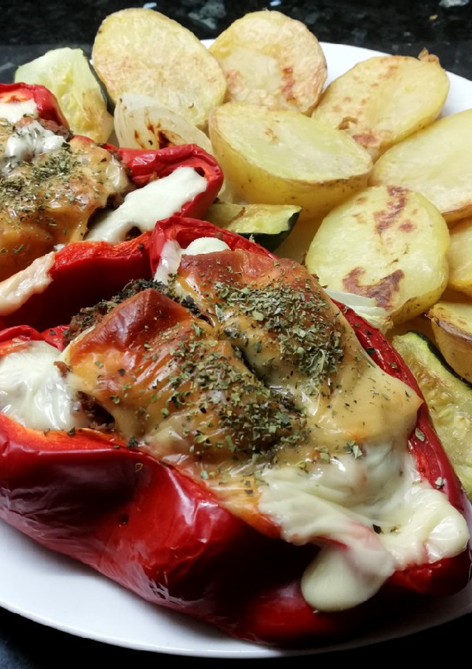 Una foto de Pimiento relleno fit