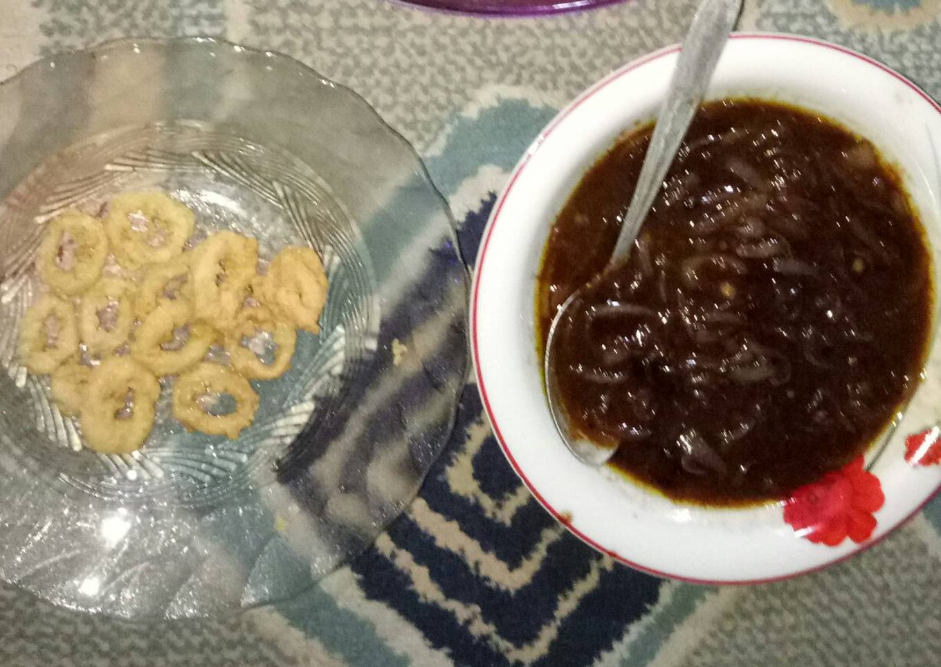 Cumi goreng saus lada hitam