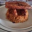 Jollof rice with sausage
