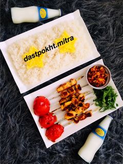 عکسی از دستور جوجه کباب تابه ای