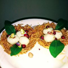 A picture of Rasgulla birds nest.