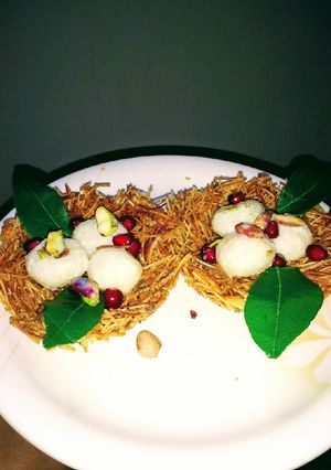 A picture of Rasgulla birds nest.