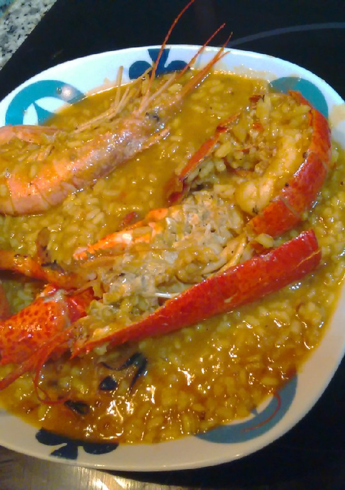 Una foto de Arroz de Bogavante