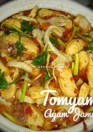 Foto resep Tomyam Ayam Jamur
