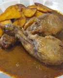 Muslos de pollo al piri piri