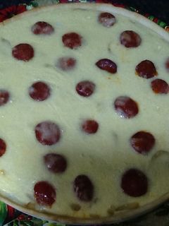 Una foto de Quiche de cebolla y chorizo