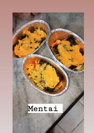 Foto resep Simply noodles mentai with seaweed