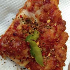 A picture of Bread Piza.