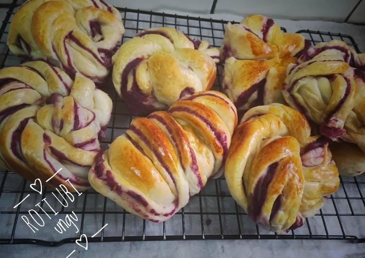 Purple sweet potato bread