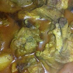 Bengali chicken curry A picture of Bengali chicken curry.