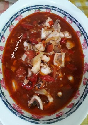 Foto resep Sotong Pedas Asam Manis