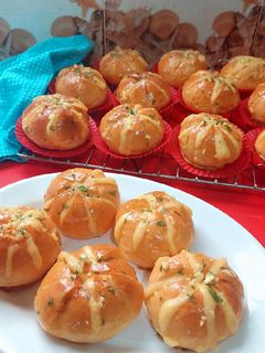 Foto resep Korean garlic cheese bread