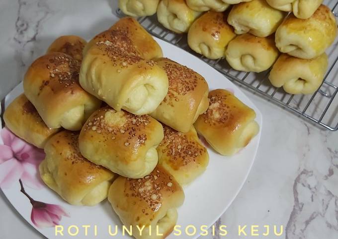 Roti unyil sosis keju