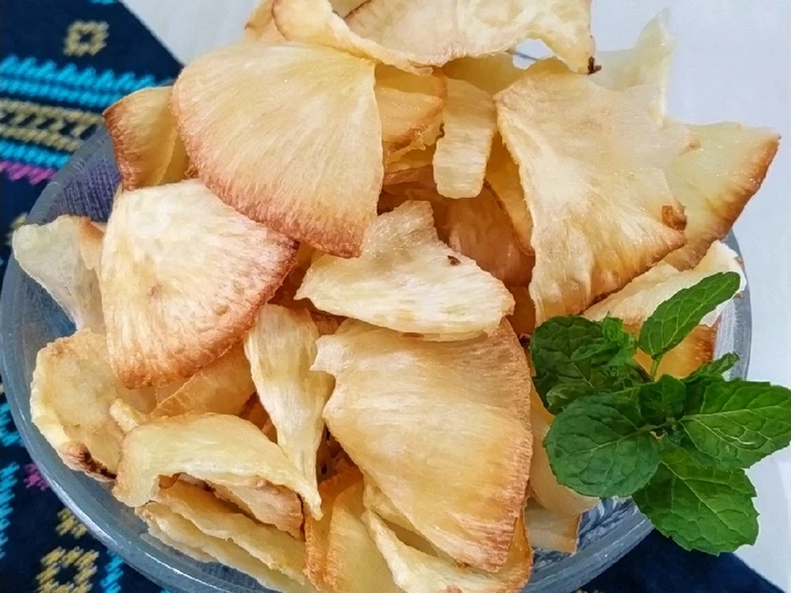 Langkah Gampang Membikin Resep Keripik Singkong Gurih yang Uenak Anti Ribet, Mantap Sekali