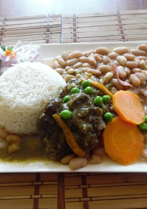 Una foto de Seco de Res con Frejoles | Estilo James Salaz