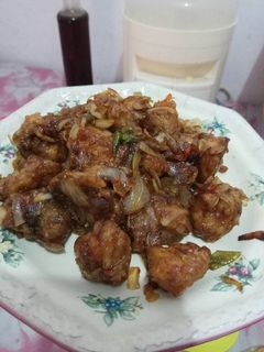 Foto resep Crispy chicken saos teriyaki