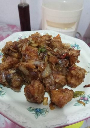 Foto resep Crispy chicken saos teriyaki