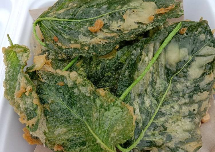 Resep Daun bayam crispy Anti Gagal