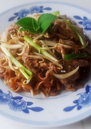 A picture of Stir-Fried Soft Pho Noodles.
