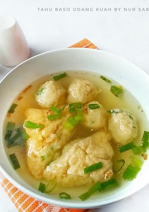Foto resep 8. Tahu Baso Udang Kuah