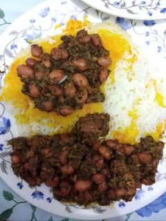 عکسی از دستور خورشت سبزی با گوشت قلقلی