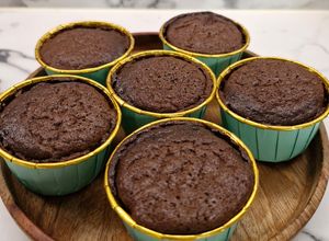 Foto resep Chocolate Rice Flour (Tepung Beras) Sponge Cupcake - Gluten Free