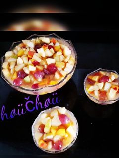 صورة لوصفة سلطة فواكه 🍇🍎🍐🍑🍌