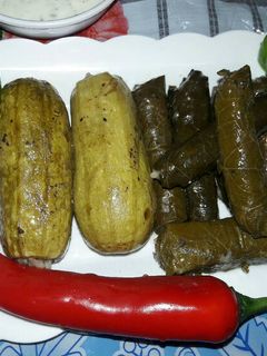 صورة لوصفة يبرق وكوسا محشي