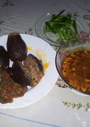 صورة لوصفة محشي ببرغل وبالرز