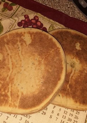 صورة لوصفة مطلوع او خبز خمير في المقلاة