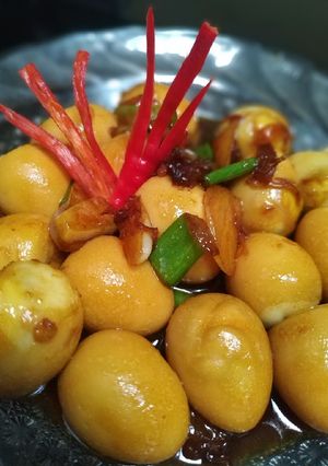 Foto resep Telor puyuh kecap