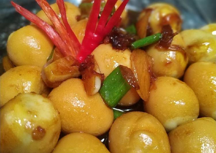 Resep Telor puyuh kecap yang Sempurna