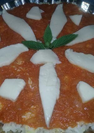 Una foto de Arroz a la pizza