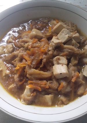 Foto resep Tahu jamur saos tiram
