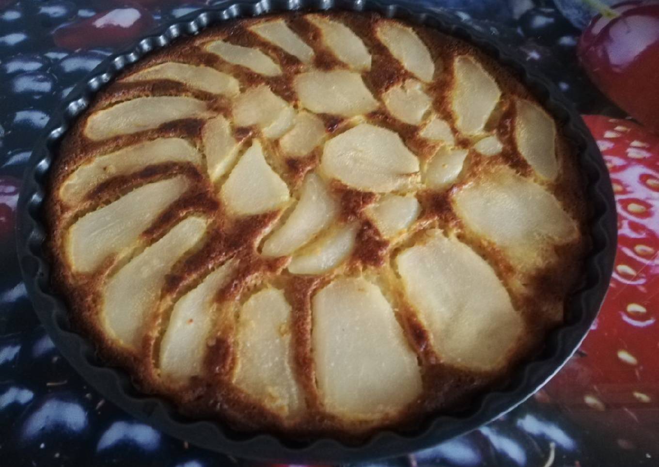 Tarta de pera saludable