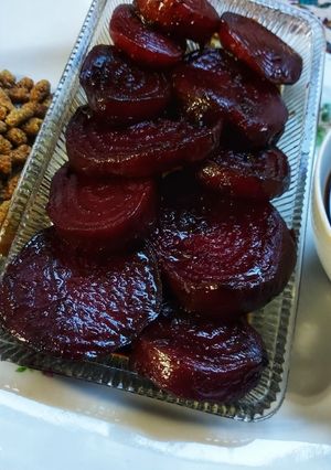 عکسی از دستور لبو با شیره توت
