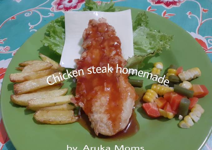 Chicken steak homemade