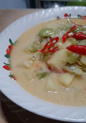 Foto resep Buncis kentang santan pedas