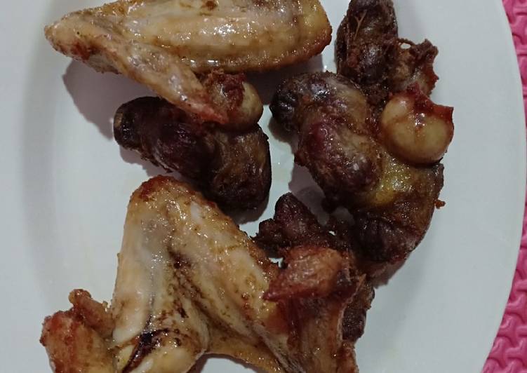 Sayap goreng bumbu jaman now