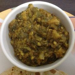 A picture of Dal Saag.