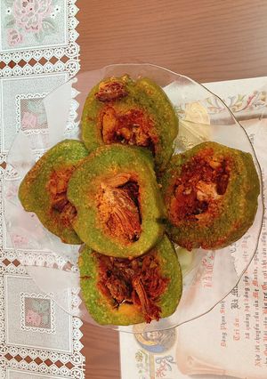 Hình của món Bánh tét chiên.