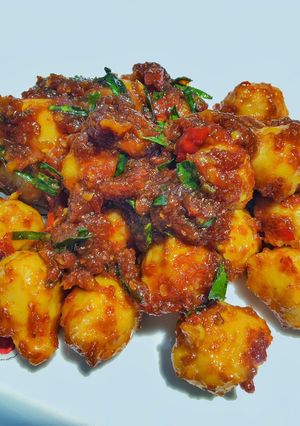 Foto resep Bakso manis pedas