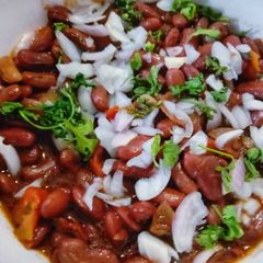 A picture of Red beans chaat.