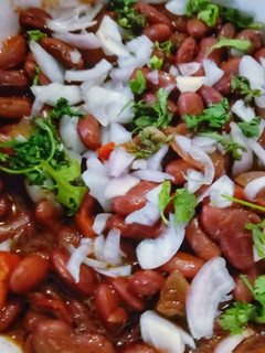 A picture of Red beans chaat.