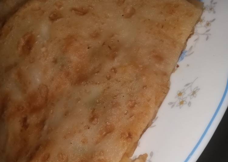 Chicken potato cheese paratha